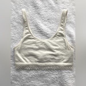 Aerie Ribbed Lace Bralette